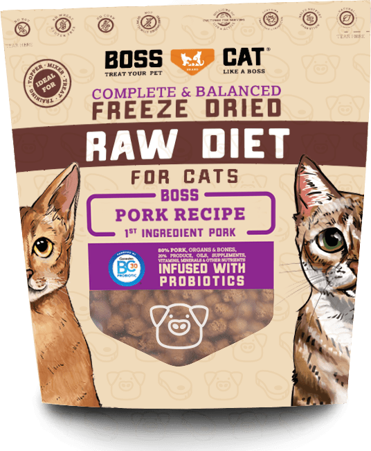 Boss Cat Pork Freeze-Dried Raw